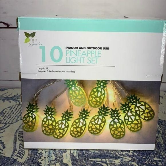 Garden Electric Aloha‎ Pineapple Light Set Outdoor Tropical Lot of 5 - Picture 4 of 11